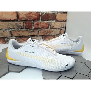 Men PUMA PORSCHE PL DRIFT CAT DECIMA White Driving Racing Sneaker Sz 14 Speedcat